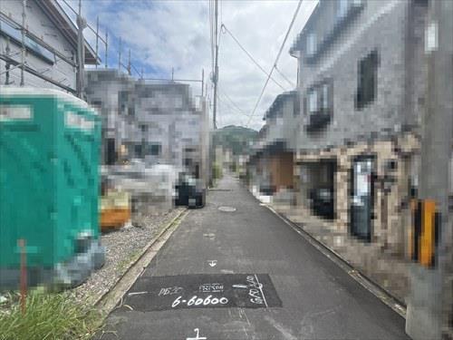 前面道路写真(2026年8月時点)