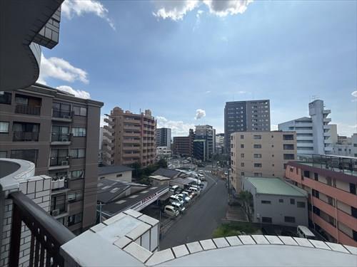 南東側バルコニーからの眺望