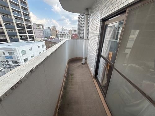 北側バルコニー