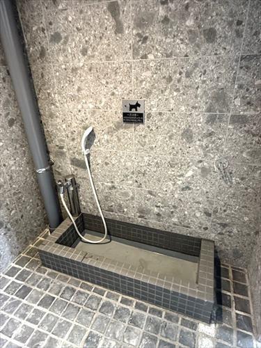 ペット足洗い場