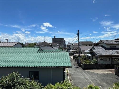 ２階バルコニーからの眺望