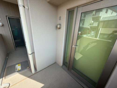 北西側バルコニー