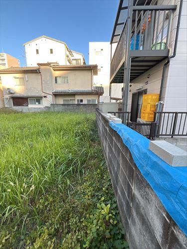 南西側境界線２（西⇒東）