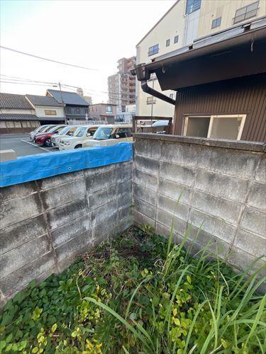 南西側境界付近