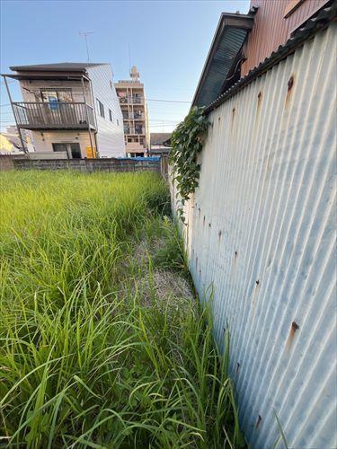 西側境界線（北⇒南）