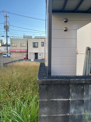 南西側境界線（北⇒南）