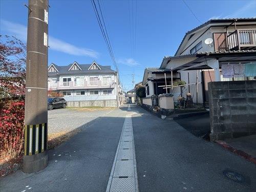 前面道路北向き②　令和8年2月撮影