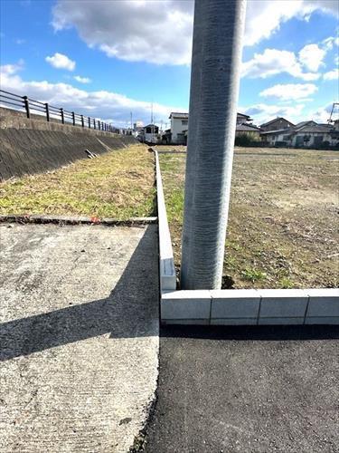 北側境界線　令和8年1月撮影