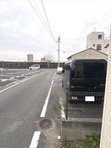 北側道路境界線　※2026年3月撮影