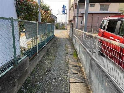 水路（暗渠）部分（東側から撮影）