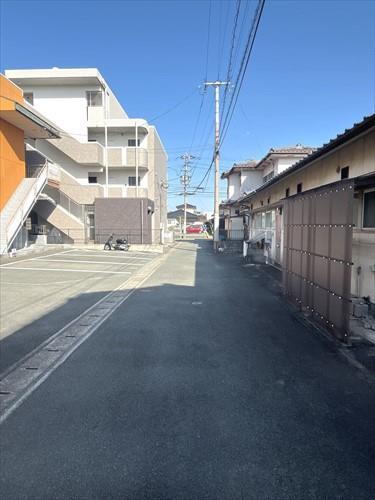 北西側道路（西⇒東）※2026年2月撮影