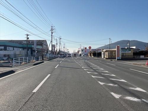 前面道路１ ※2026年2月撮影