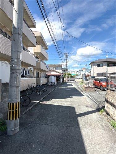 前面道路（南側から）