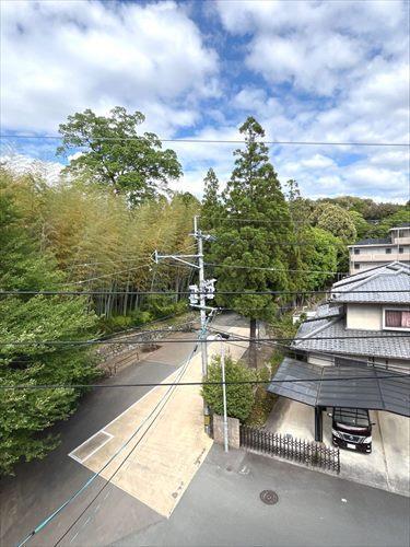 ４階共用廊下からの眺望