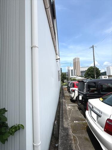 北側境界線付近（東→西）