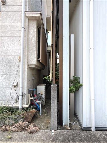 東側境界線付近（北→南）