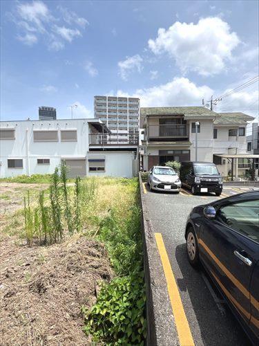 東側境界線付近（南→北）