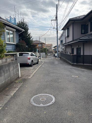 前面道路（2026年1月撮影）