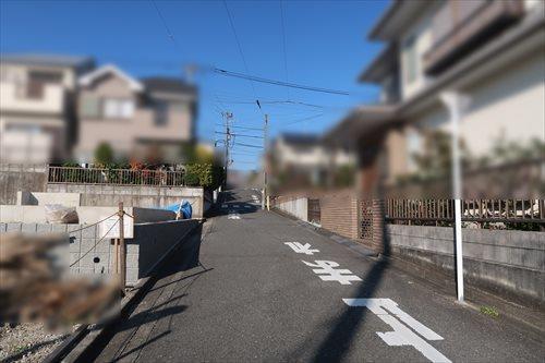 東側前面道路（2025年11月撮影）