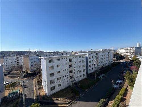 バルコニーからの眺望　南西方向