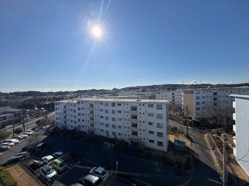 バルコニーからの眺望　南東方向