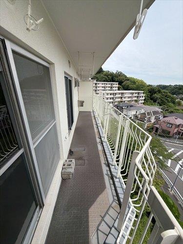 南東側バルコニー