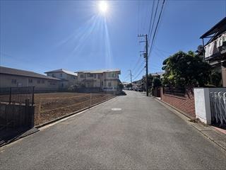 現地（2026年10月撮影）1号地は奥側