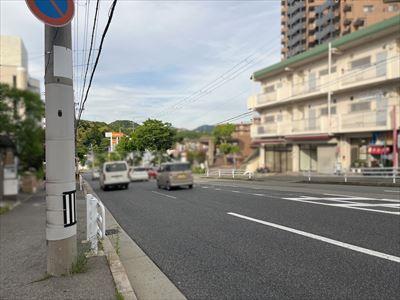 前面道路（2024年5月撮影）