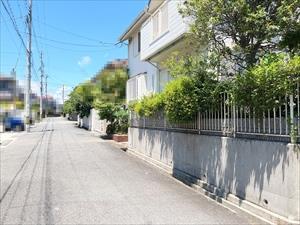 前面道路（2025年7月撮影）