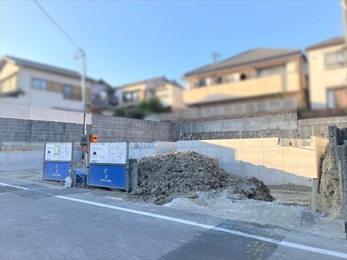 外観A号地は西側(2025年11月撮影)