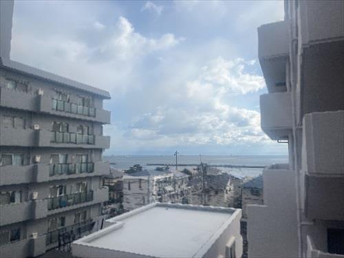 南東側バルコニーからの眺望