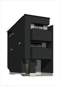 外観予定図（外構等が異なる場合がります）