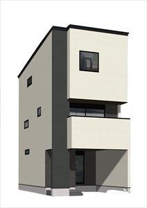 外観予定図（外構等が異なる場合がある）