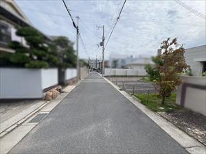 北側前面道路