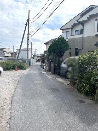 前面道路を含む現地