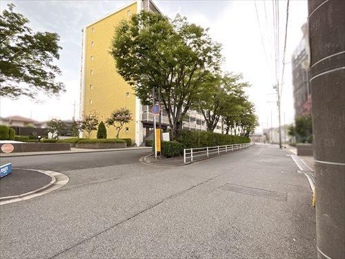 前面道路（2025.8撮影）