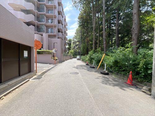 前面道路（2026年7月撮影）