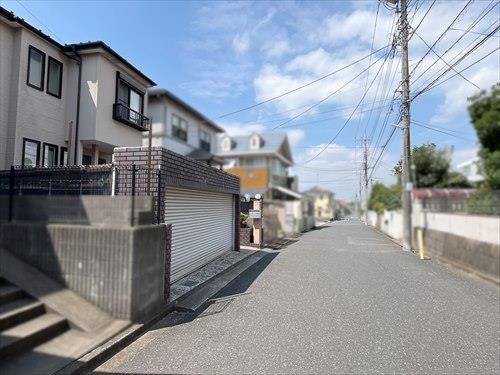 前面道路（2025年8月撮影）