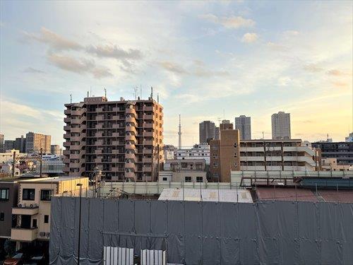 南側バルコニーからの景色