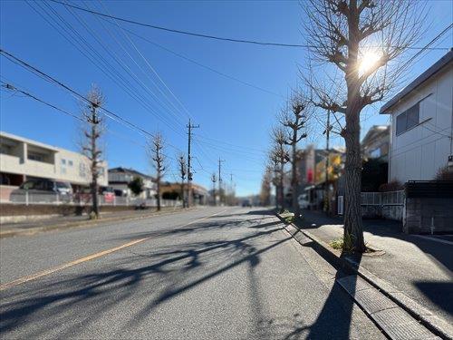 前面道路（2025年12月撮影）