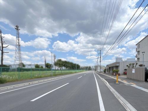 前面道路（2026年5月撮影）