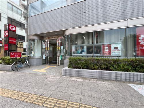 千葉銀行我孫子支店300m