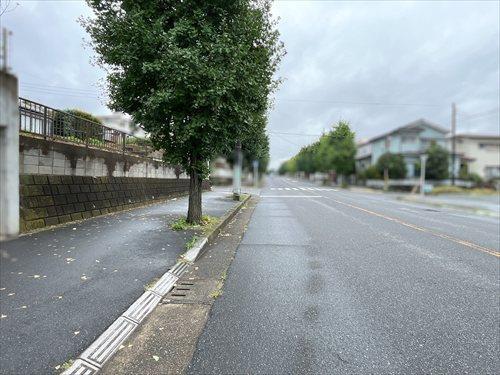 前面道路（南西側）（2026年9月撮影）