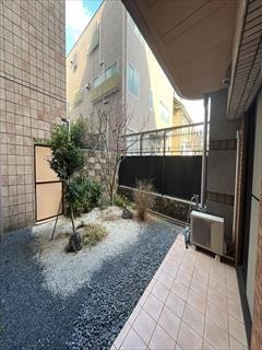 北側　専用庭