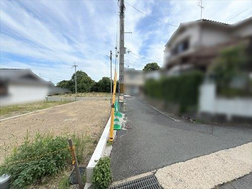 西側私道（北側より撮影）