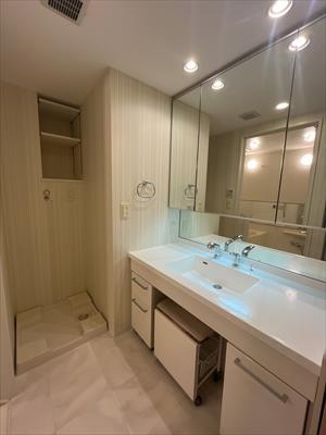 洗面化粧台（2025年11月撮影）