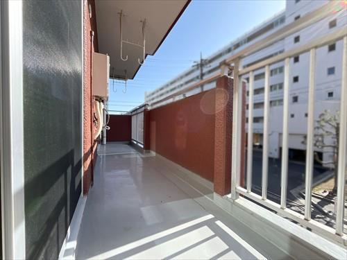 南西側バルコニー