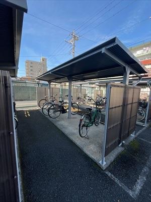 駐輪場スペース（2026年2月撮影）