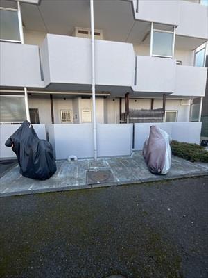 バイク置場（2026年2月撮影）