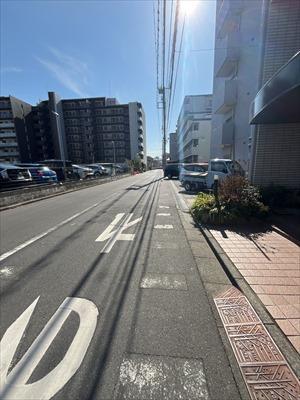 前面道路（2026年2月撮影）